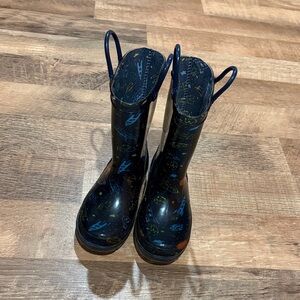Kids' Outer Space Rain Boots - Size 11